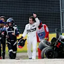 Fernando Alonso (ESP) McLaren gives the thumbs up after his crash at Formula One World Championship, Rd1, Australian Grand Prix, Race, Albert Park, Melbourne, Australia, Sunday 20 March 2016. © Sutton Motorsport Images