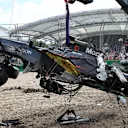 Fernando Alonso (ESP) McLaren MP4-31 crashes out of the race at Formula One World Championship, Rd1, Australian Grand Prix, Race, Albert Park, Melbourne, Australia, Sunday 20 March 2016. © Sutton Motorsport Images