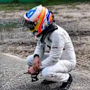 Fernando Alonso (ESP) McLaren crashed out of the race at Formula One World Championship, Rd1, Australian Grand Prix, Race, Albert Park, Melbourne, Australia, Sunday 20 March 2016. © Sutton Motorsport Images