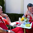Maurizio Arrivabene (ITA) Ferrari Team Principal, James Allison (GBR) Ferrari Chassis Technical Director and Gino Rosato (CDN) Ferrari at Formula One World Championship, Rd1, Australian Grand Prix, Preparations, Albert Park, Melbourne, Australia, Thursday 17 March 2016. © Sutton Motorsport Images