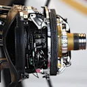 Haas VF-16 front brake and wheel hub detail  at Formula One World Championship, Rd1, Australian Grand Prix, Preparations, Albert Park, Melbourne, Australia, Thursday 17 March 2016. © Sutton Motorsport Images