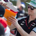 Nico Hulkenberg (GER) Force India F1 signs autographs for the fans at Formula One World Championship, Rd1, Australian Grand Prix, Preparations, Albert Park, Melbourne, Australia, Thursday 17 March 2016. © Sutton Motorsport Images