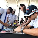 Felipe Massa (BRA) Williams signs autographs for the fans at Formula One World Championship, Rd1, Australian Grand Prix, Preparations, Albert Park, Melbourne, Australia, Thursday 17 March 2016. © Sutton Motorsport Images