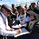 Jackie Stewart (GBR) signs autographs for the fans at Formula One World Championship, Rd1, Australian Grand Prix, Preparations, Albert Park, Melbourne, Australia, Thursday 17 March 2016. © Sutton Motorsport Images