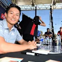 Rio Haryanto (IDN) Manor Racing at the autograph session at Formula One World Championship, Rd1, Australian Grand Prix, Preparations, Albert Park, Melbourne, Australia, Thursday 17 March 2016. © Sutton Motorsport Images
