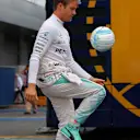 Nico Rosberg (GER) Mercedes AMG F1 playing football at Formula One World Championship, Rd9, Austrian Grand Prix, Practice, Spielberg, Austria, Friday 1 July 2016. © Sutton Images