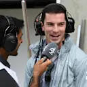 Alexander Rossi (USA) talks with Karun Chandhok (IND) Channel 4 at Formula One World Championship, Rd9, Austrian Grand Prix, Practice, Spielberg, Austria, Friday 1 July 2016. © Sutton Images