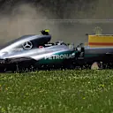 Nico Rosberg (GER) Mercedes-Benz F1 W07 Hybrid crashes in FP3 at Formula One World Championship, Rd9, Austrian Grand Prix, Qualifying, Spielberg, Austria, Saturday 2 July 2016. © Sutton Images