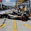 Sergio Perez (MEX) Force India VJM09 at Formula One World Championship, Rd9, Austrian Grand Prix, Qualifying, Spielberg, Austria, Saturday 2 July 2016. © Sutton Images
