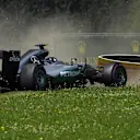 Nico Rosberg (GER) Mercedes-Benz F1 W07 Hybrid crashes in FP3 at Formula One World Championship, Rd9, Austrian Grand Prix, Qualifying, Spielberg, Austria, Saturday 2 July 2016. © Sutton Images