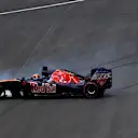 Daniil Kvyat (RUS) Scuderia Toro Rosso STR11 crashes in Q1 at Formula One World Championship, Rd9, Austrian Grand Prix, Qualifying, Spielberg, Austria, Saturday 2 July 2016. © Sutton Images