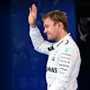 Nico Rosberg (GER) Mercedes AMG F1 celebrates in parc ferme at Formula One World Championship, Rd9, Austrian Grand Prix, Qualifying, Spielberg, Austria, Saturday 2 July 2016. © Sutton Images