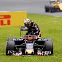 Carlos Sainz (ESP) Scuderia Toro Rosso STR11 stops on track with a failure in Q1 at Formula One World Championship, Rd9, Austrian Grand Prix, Qualifying, Spielberg, Austria, Saturday 2 July 2016. © Sutton Images