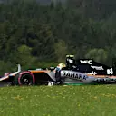 Sergio Perez (MEX) Force India VJM09 at Formula One World Championship, Rd9, Austrian Grand Prix, Qualifying, Spielberg, Austria, Saturday 2 July 2016. © Sutton Images