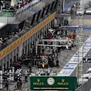 Pit stops at Formula One World Championship, Rd9, Austrian Grand Prix, Race, Spielberg, Austria, Sunday 3 July 2016. © Sutton Images