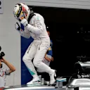 Race winner Lewis Hamilton (GBR) Mercedes-Benz F1 W07 Hybrid celebrates in parc ferme at Formula One World Championship, Rd9, Austrian Grand Prix, Race, Spielberg, Austria, Sunday 3 July 2016. © Sutton Images