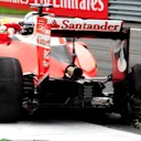 Sebastian Vettel (GER) Ferrari SF16-H retired from the race with a blown rear tyre at Formula One World Championship, Rd9, Austrian Grand Prix, Race, Spielberg, Austria, Sunday 3 July 2016. © Sutton Images