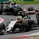Sergio Perez (MEX) Force India VJM09 at Formula One World Championship, Rd9, Austrian Grand Prix, Race, Spielberg, Austria, Sunday 3 July 2016. © Sutton Images