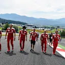 Sebastian Vettel (GER) Ferrari walks the track at Formula One World Championship, Rd9, Austrian Grand Prix, Preparations, Spielberg, Austria, Thursday 30 June 2016. © Sutton Images