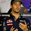 Daniel Ricciardo (AUS) Red Bull Racing in the Press Conference at Formula One World Championship, Rd9, Austrian Grand Prix, Preparations, Spielberg, Austria, Thursday 30 June 2016. © Sutton Images