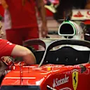 Ferrari SF16-H with Halo device at Formula One World Championship, Rd9, Austrian Grand Prix, Preparations, Spielberg, Austria, Thursday 30 June 2016. © Sutton Images