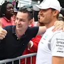 Nico Rosberg (GER) Mercedes AMG F1 and fans at Formula One World Championship, Rd9, Austrian Grand Prix, Preparations, Spielberg, Austria, Thursday 30 June 2016. © Sutton Images