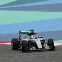 Lewis Hamilton (GBR) Mercedes-Benz F1 W07 Hybrid at Formula One World Championship, Rd2, Bahrain Grand Prix Practice, Bahrain International Circuit, Sakhir, Bahrain, Friday 1 April 2016. © Sutton Motorsport Images