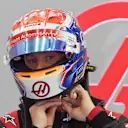 Romain Grosjean (FRA) Haas F1 at Formula One World Championship, Rd2, Bahrain Grand Prix Practice, Bahrain International Circuit, Sakhir, Bahrain, Friday 1 April 2016. © Sutton Motorsport Images