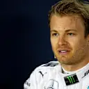 Nico Rosberg (GER) Mercedes AMG F1 in the press conference at Formula One World Championship, Rd2, Bahrain Grand Prix Qualifying, Bahrain International Circuit, Sakhir, Bahrain, Saturday 2 April 2016. © Sutton Motorsport Images