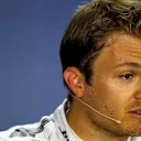 Nico Rosberg (GER) Mercedes AMG F1 in the press conference at Formula One World Championship, Rd2, Bahrain Grand Prix Qualifying, Bahrain International Circuit, Sakhir, Bahrain, Saturday 2 April 2016. © Sutton Motorsport Images
