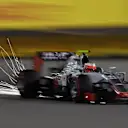 Esteban Gutierrez (MEX) Haas VF-16 at Formula One World Championship, Rd2, Bahrain Grand Prix Qualifying, Bahrain International Circuit, Sakhir, Bahrain, Saturday 2 April 2016. © Sutton Motorsport Images