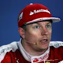 Kimi Raikkonen (FIN) Ferrari in the press conference at Formula One World Championship, Rd2, Bahrain Grand Prix Race, Bahrain International Circuit, Sakhir, Bahrain, Sunday 3 April 2016. © Sutton Motorsport Images
