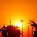 Sunset at Formula One World Championship, Rd2, Bahrain Grand Prix Race, Bahrain International Circuit, Sakhir, Bahrain, Sunday 3 April 2016. © Sutton Motorsport Images