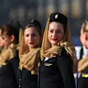 Grid girls at Formula One World Championship, Rd2, Bahrain Grand Prix Race, Bahrain International Circuit, Sakhir, Bahrain, Sunday 3 April 2016. © Sutton Motorsport Images