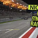 Pit board for Nico Rosberg (GER) Mercedes-Benz F1 W07 Hybrid at Formula One World Championship, Rd2, Bahrain Grand Prix Race, Bahrain International Circuit, Sakhir, Bahrain, Sunday 3 April 2016. © Sutton Motorsport Images