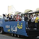 Drivers parade at Formula One World Championship, Rd2, Bahrain Grand Prix Race, Bahrain International Circuit, Sakhir, Bahrain, Sunday 3 April 2016. © Sutton Motorsport Images