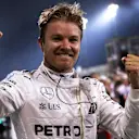 Race winner Nico Rosberg (GER) Mercedes AMG F1 celebrates in parc ferme at Formula One World Championship, Rd2, Bahrain Grand Prix Race, Bahrain International Circuit, Sakhir, Bahrain, Sunday 3 April 2016. © Sutton Motorsport Images