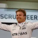 Race winner Nico Rosberg (GER) Mercedes AMG F1 celebrates in parc ferme at Formula One World Championship, Rd2, Bahrain Grand Prix Race, Bahrain International Circuit, Sakhir, Bahrain, Sunday 3 April 2016. © Sutton Motorsport Images