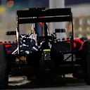 The car of race retiree Jenson Button (GBR) McLaren MP4-31 at Formula One World Championship, Rd2, Bahrain Grand Prix Race, Bahrain International Circuit, Sakhir, Bahrain, Sunday 3 April 2016. © Sutton Motorsport Images