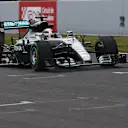 Lewis Hamilton (GBR) Mercedes AMG F1 W07 at Formula One Testing, Day One, Barcelona, Spain, Monday 22 February 2016. © Sutton Motorsport Images