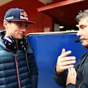 Max Verstappen (NDL) Scuderia Toro Rosso and Xevi Pujolar (ESP) Scuderia Toro Rosso Engineer at Formula One Testing, Day One, Barcelona, Spain, Monday 22 February 2016. © Sutton Motorsport Images