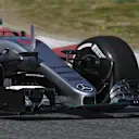 Mercedes-Benz F1 W07 Hybrid front wing detail at Formula One Testing, Day Four, Barcelona, Spain, Thursday 25 February 2016. © Sutton Motorsport Images