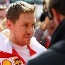 Sebastian Vettel (GER) Ferrari at Formula One Testing, Day Two, Barcelona, Spain, Tuesday 23 February 2016. © Sutton Motorsport Images