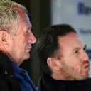 Dr Helmut Marko (AUT) Red Bull Motorsport Consultant and Christian Horner (GBR) Red Bull Racing Team Principal at Formula One Testing, Day Three, Barcelona, Spain, Wednesday 24 February 2016. © Sutton Motorsport Images