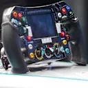 Mercedes-Benz F1 W07 Hybrid steering wheel at Formula One Testing, Day One, Barcelona, Spain, 17 May 2016. © Sutton Images