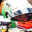 Alfonso Celis jr (MEX) Force India VJM09 at Formula One Testing, Day One, Barcelona, Spain, 17 May 2016. © Sutton Images