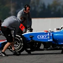 Jordan King (GBR) Manor Racing MRT05 at Formula One Testing, Day Two, Barcelona, Spain, 18 May 2016. © Sutton Images