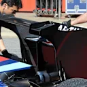 Williams FW38 rear wing detail at Formula One Testing, Day Two, Barcelona, Spain, 18 May 2016. © Sutton Images