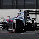 Jenson Button (GBR) McLaren MP4-31 with aero sensors at Formula One Testing, Day Four, Barcelona, Spain, Friday 4  March 2016. © Sutton Motorsport Images