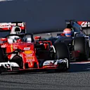 Sebastian Vettel (GER) Ferrari SF16-H with cockpit halo at Formula One Testing, Day Four, Barcelona, Spain, Friday 4  March 2016. © Sutton Motorsport Images